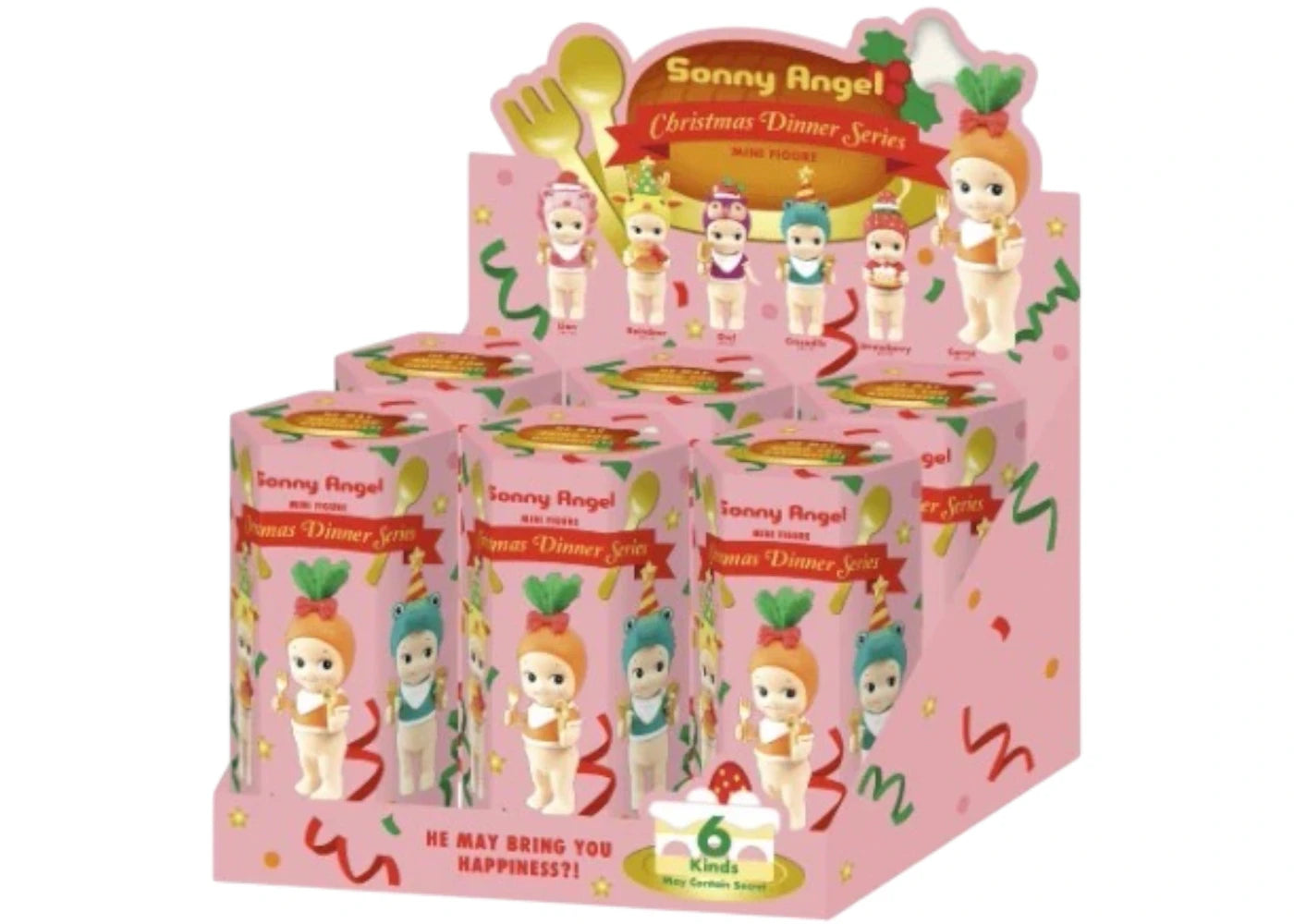 Sonny Angel Christmas Dinner Series 2024 Sealed Case (6 Blind Box) -1