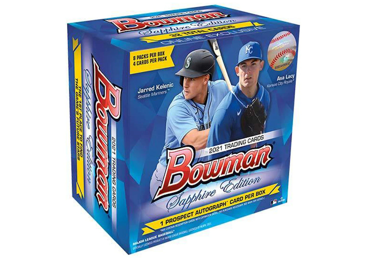 2021 Bowman Sapphire Edition Baseball Box -1