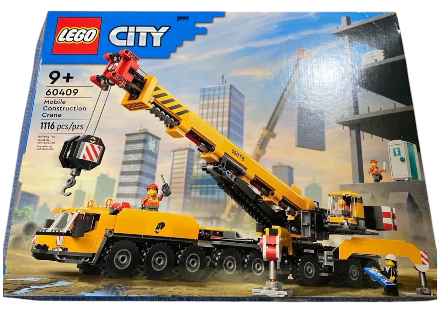 LEGO City Yellow Mobile Construction Crane Set 60409 -1