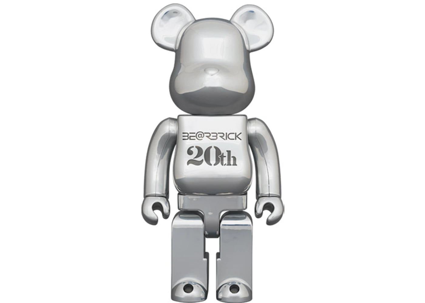 Bearbrick 20th Anniversary 400% Chrome Ver. -1