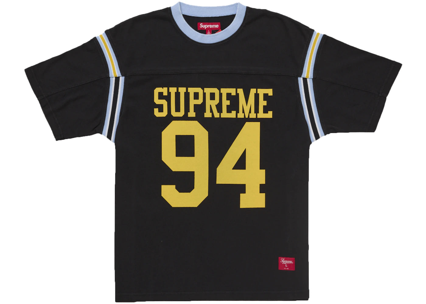 Supreme Split S/S Football Top Black -1