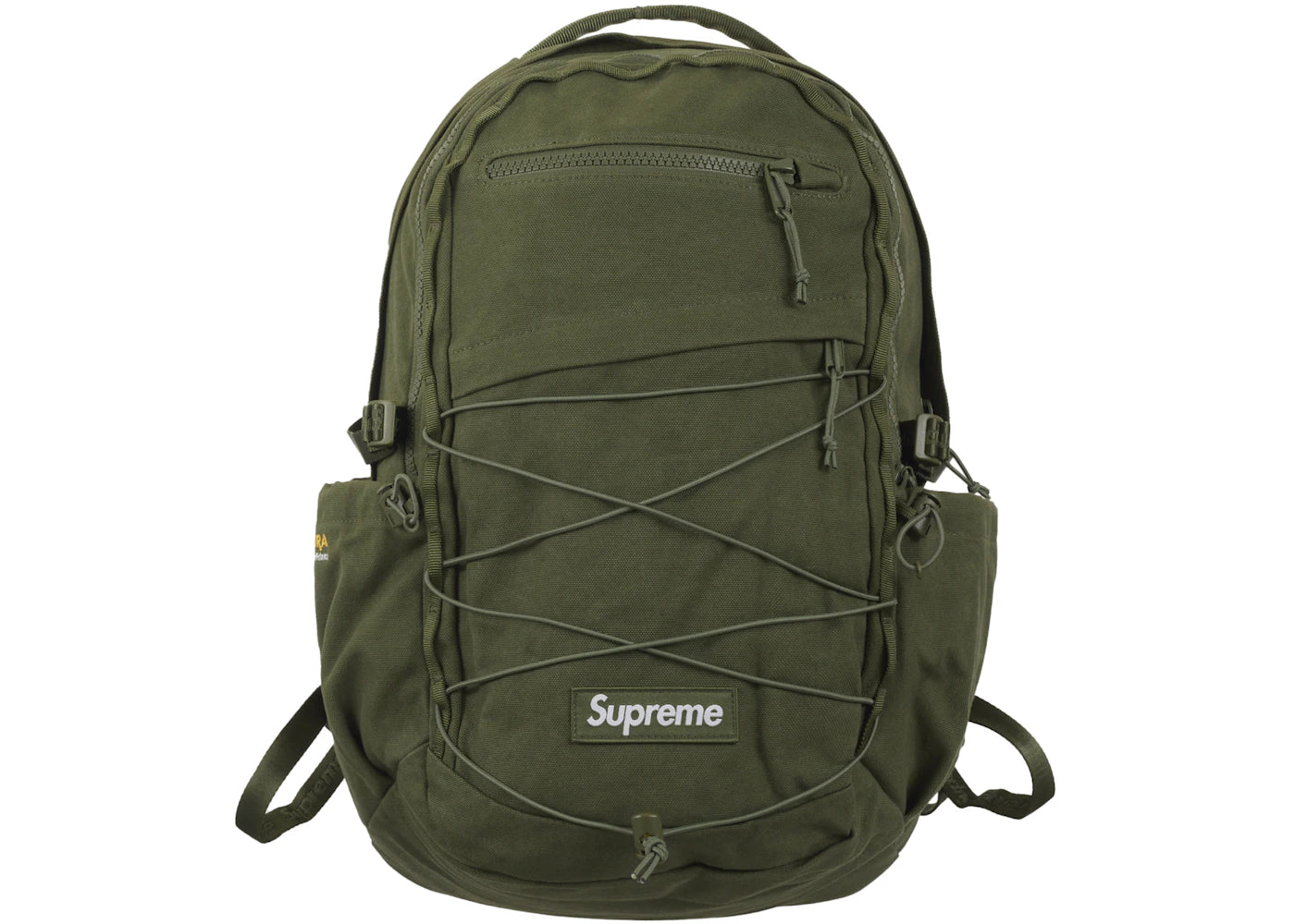 Supreme Logo Backpack (SS25) Olive -1