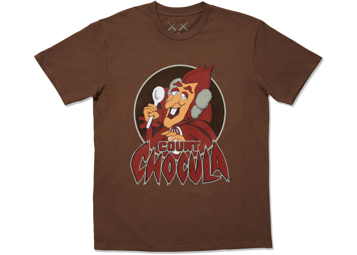 KAWS x Monsters Count Chocula T-shirt Brown -1