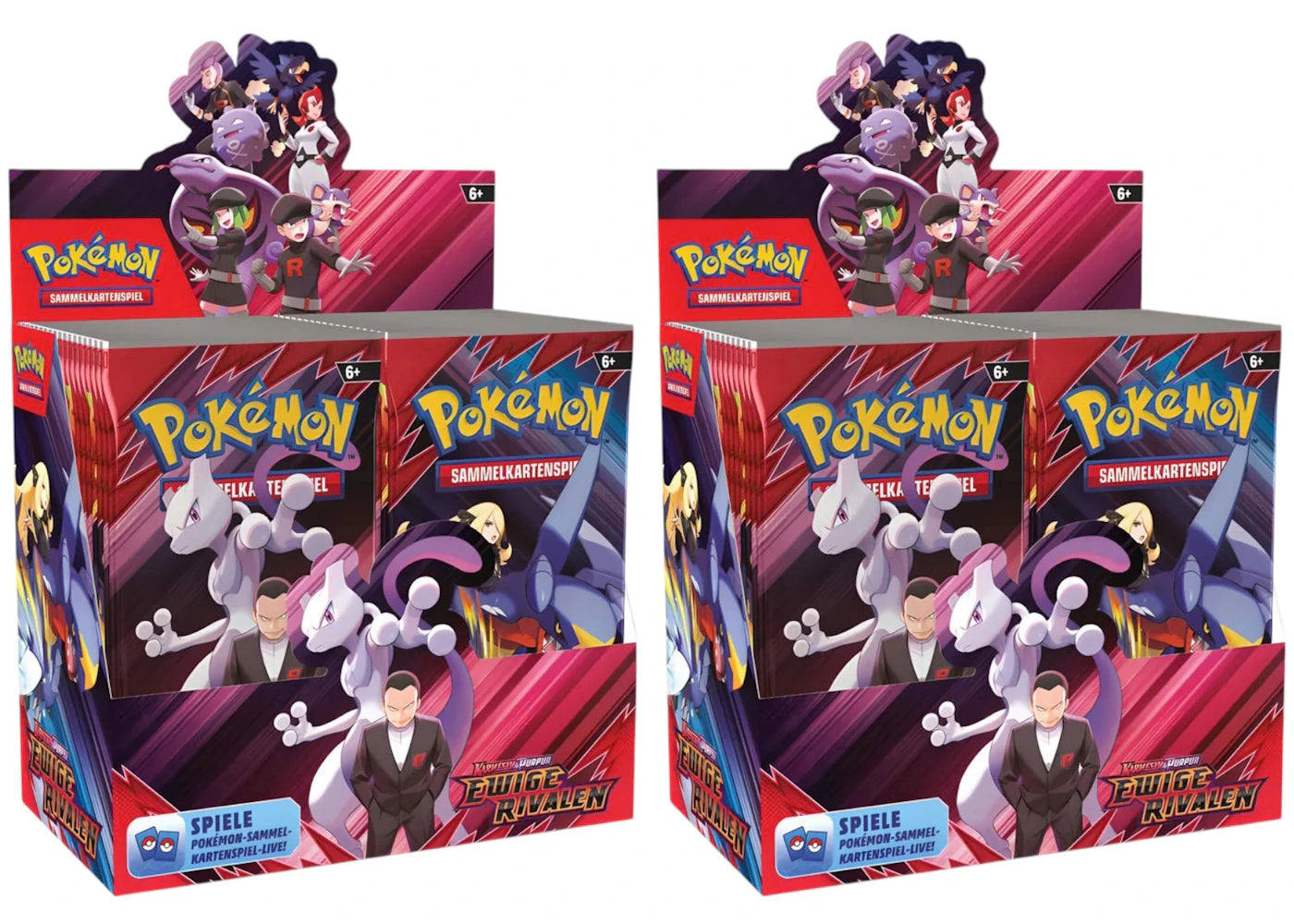 2025 Pokémon Scarlet & Violet Destined Rivals Booster Box 2x Lot (German) -1