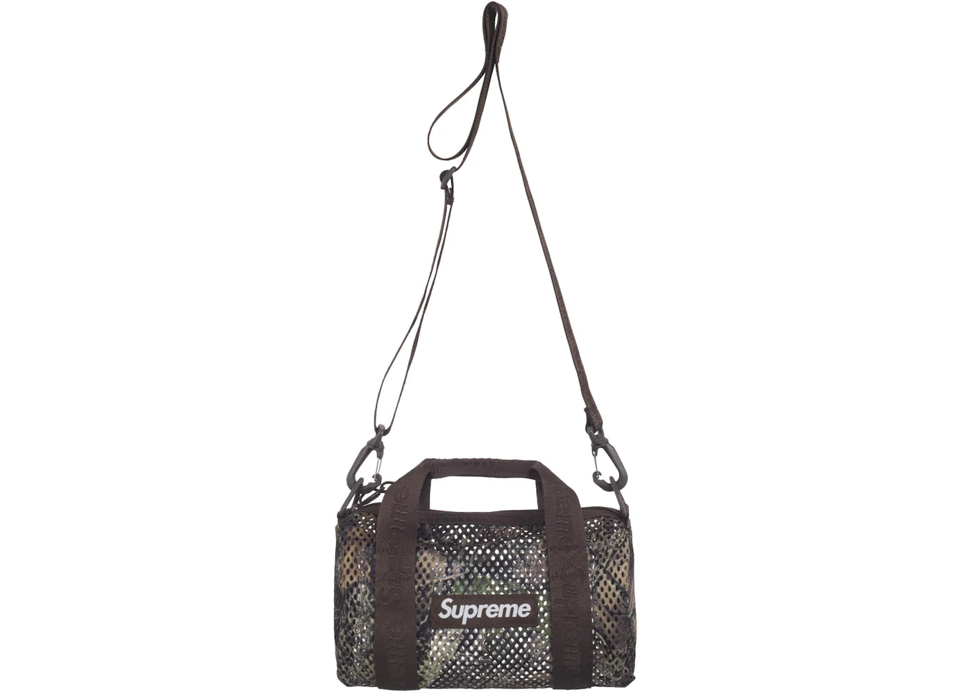 Supreme Mesh Mini Duffle Bag (SS25) TrueTimber Kanati Camo -1