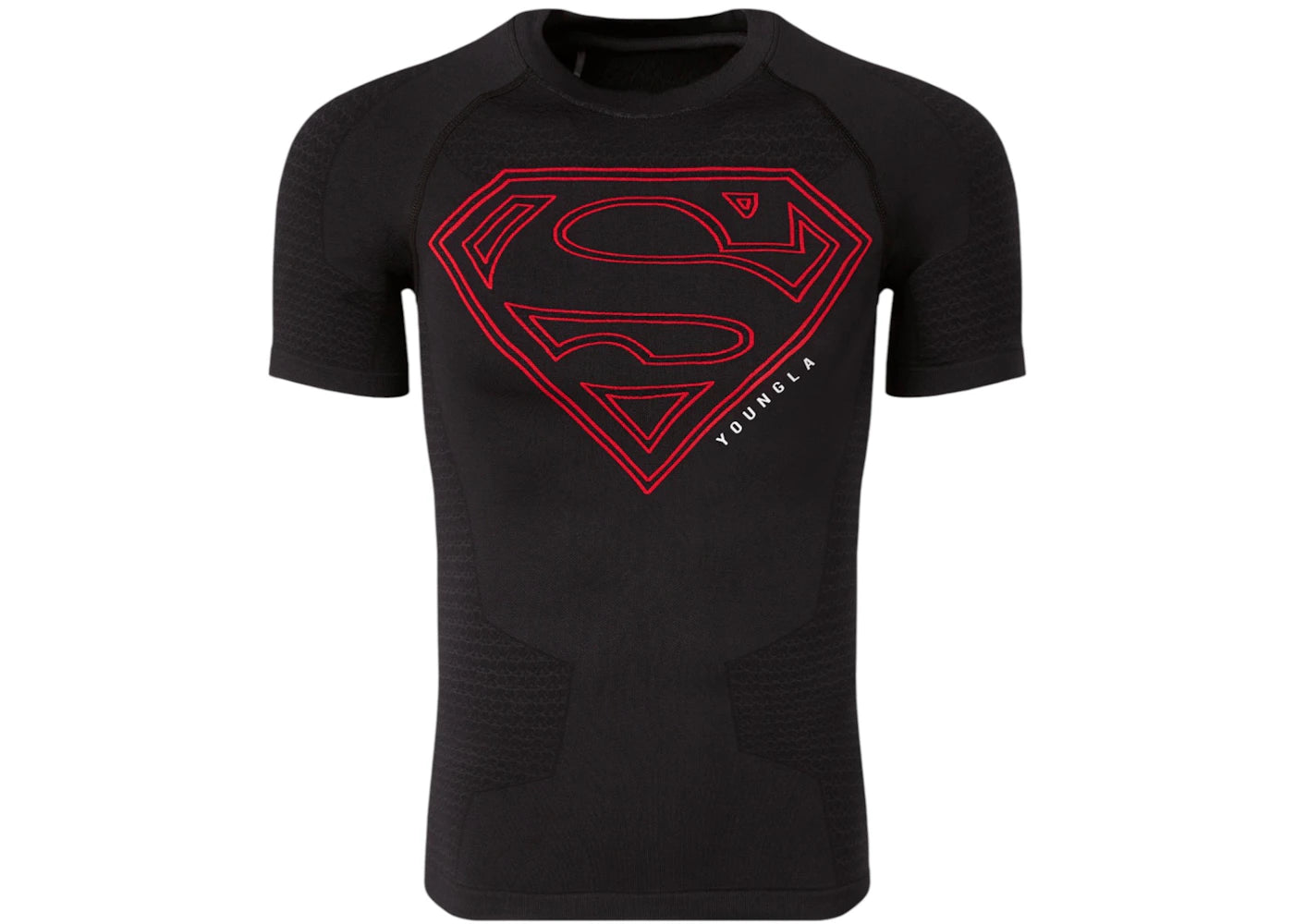 YoungLA x Superman Compression Tee Black/Red -1