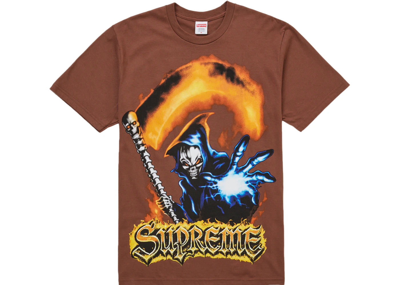 Supreme Grim Reaper Tee Brown -1