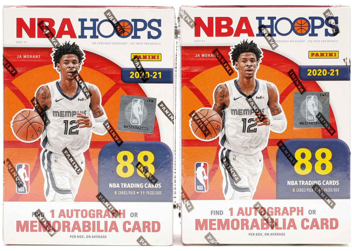 2020-21 Panini NBA Hoops Basketball Blaster Box 2x Lot -1