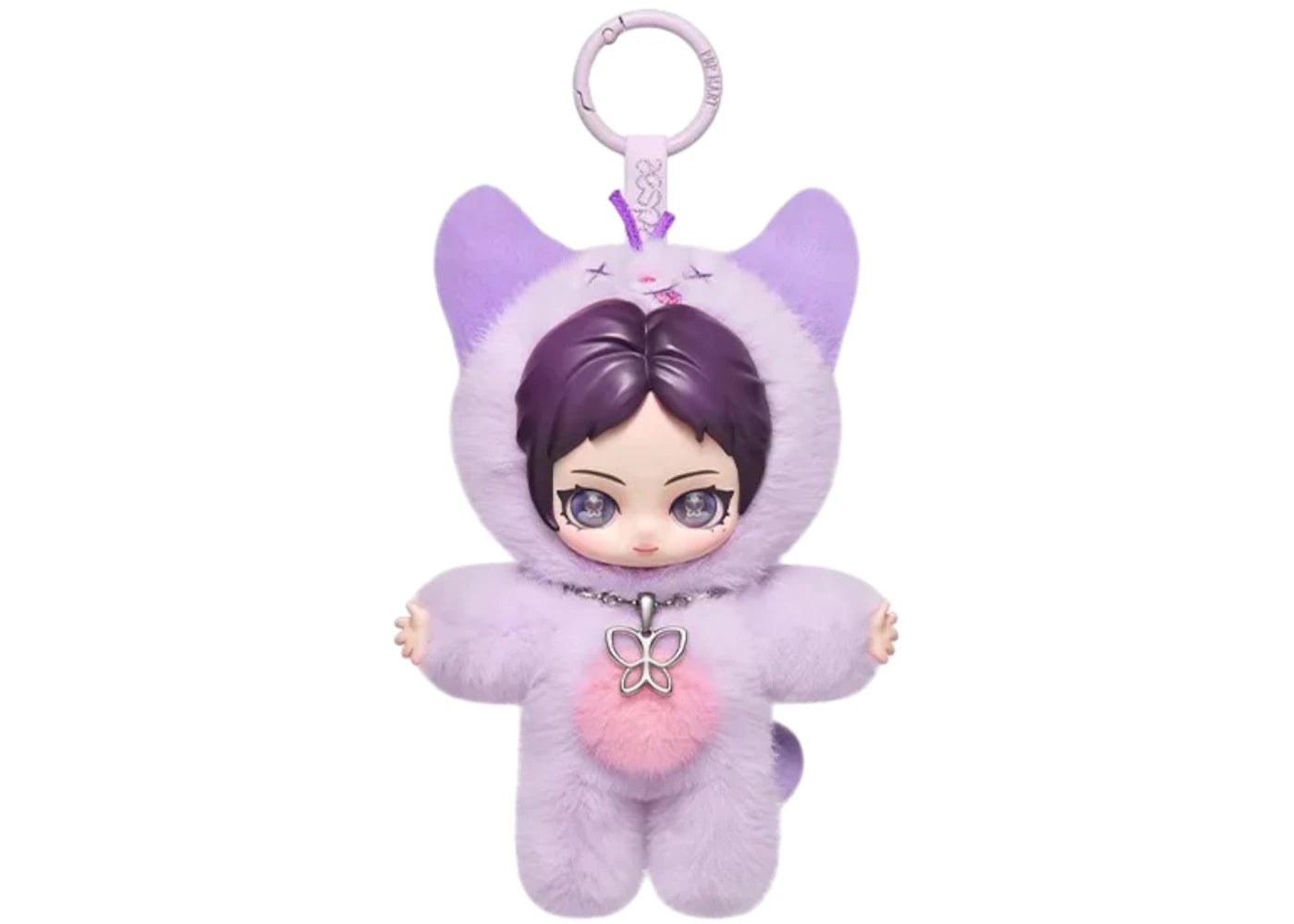Pop Mart aespa Fluffy Club Series Fluffy RWE - NINGNING VER. Vinyl Plush Doll Pendant -1