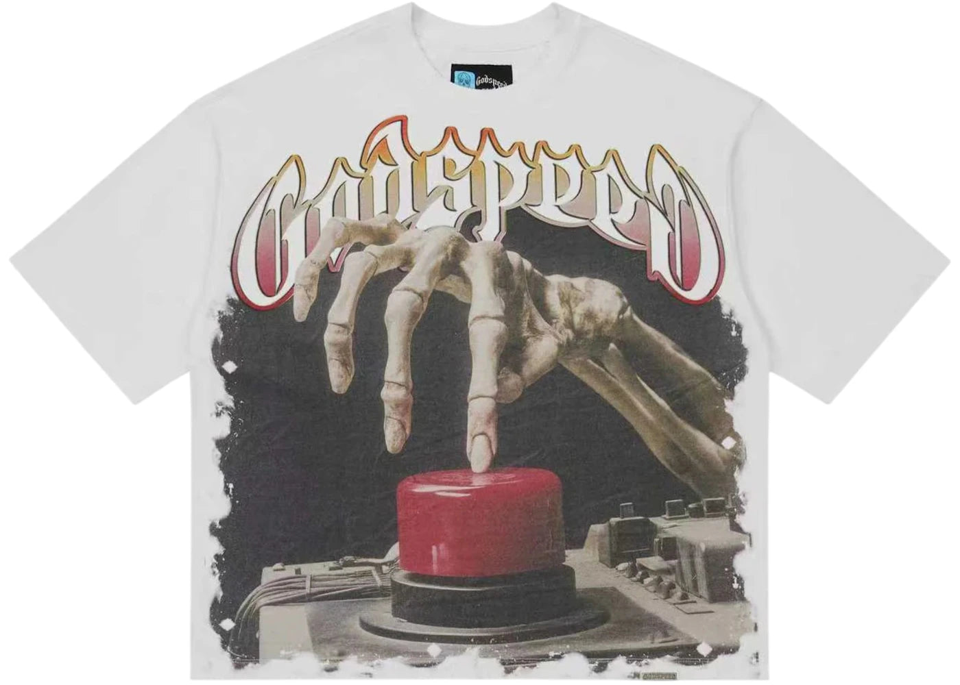 Godspeed Code Red T-Shirt Snow -1