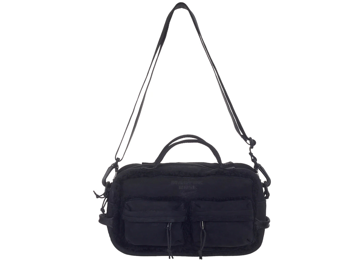 Supreme Martine Rose Shearling Mini Duffle Bag Black -1