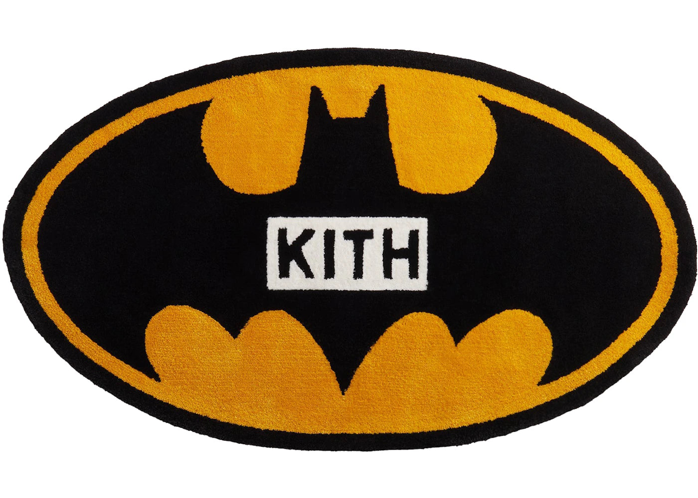 Kith x Batman Symbol Rug -1