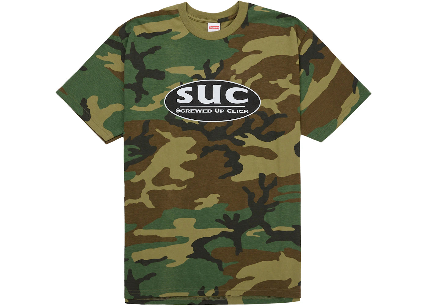 Supreme DJ Screw SUC Tee Woodland Camo -1