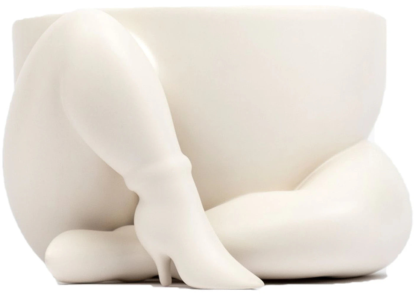 Parra x Case Studyo "A High Heeled Two Legged Planter" White -1