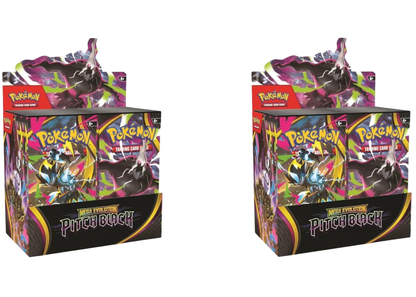 2026 Pokémon Mega Evolution Pitch Black Booster Box 2x Lot -1