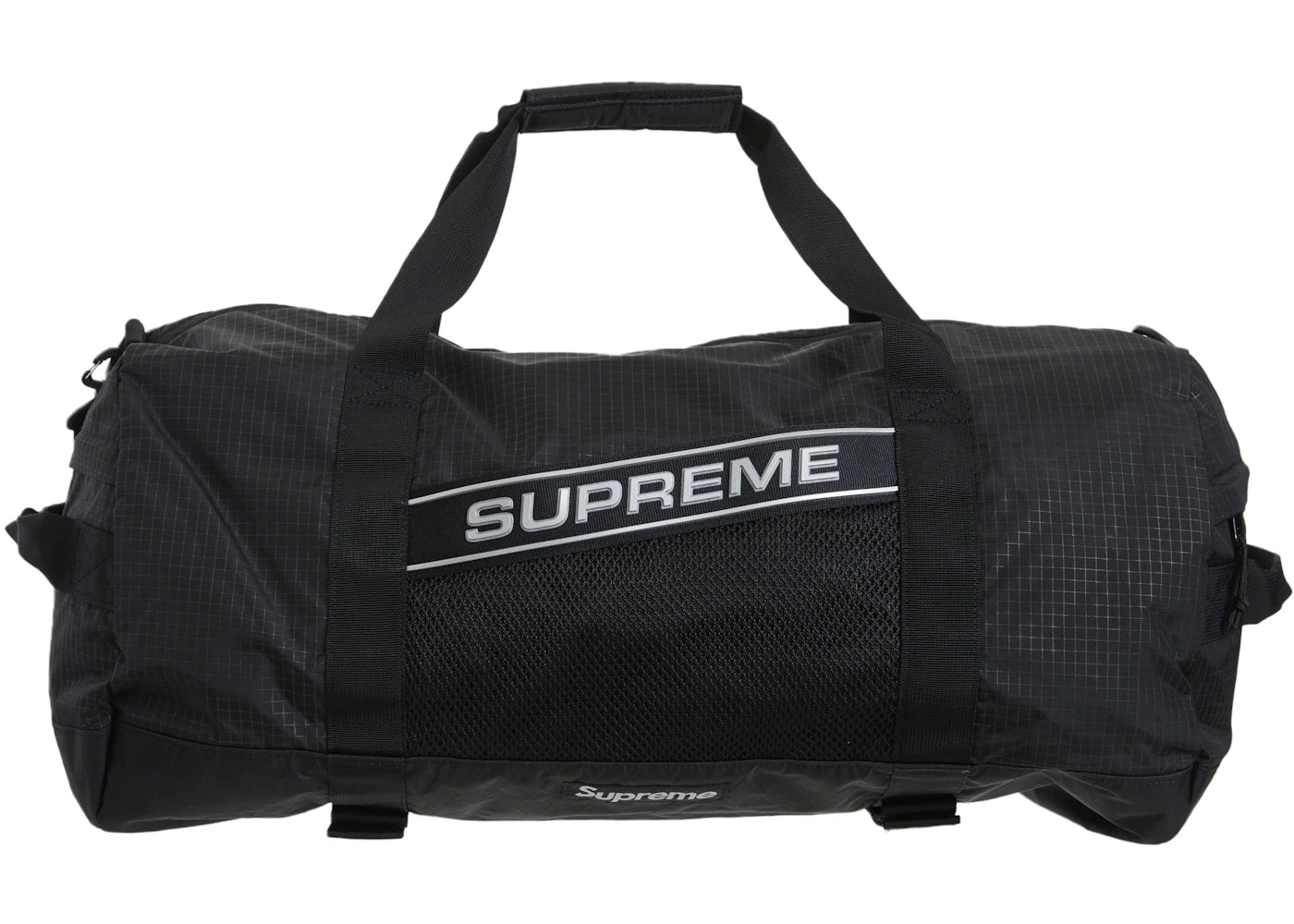 Supreme Logo Duffle Bag Black -1