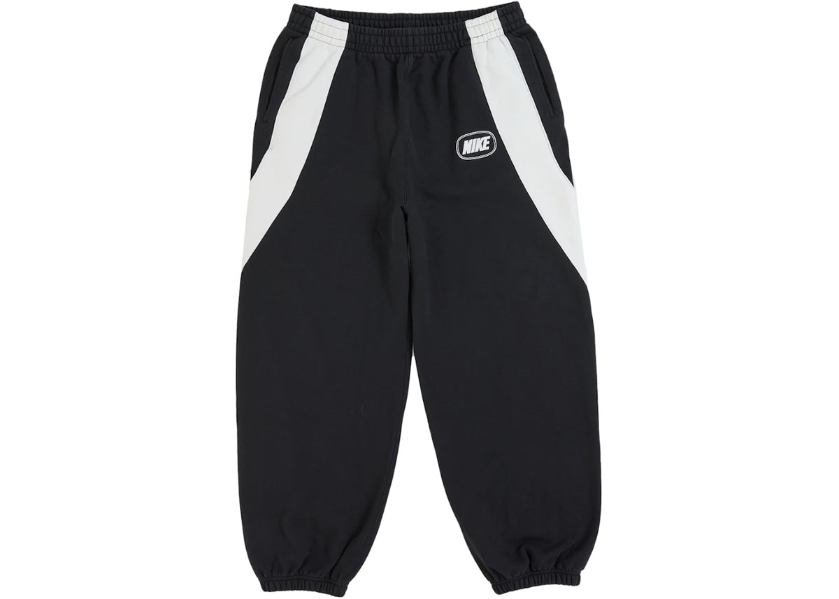 Supreme Nike Paneled Sweatpant Black -1