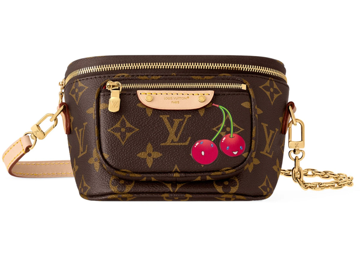 Louis Vuitton x Takashi Murakami Cherry Mini Bumbag Brown Monogram -1