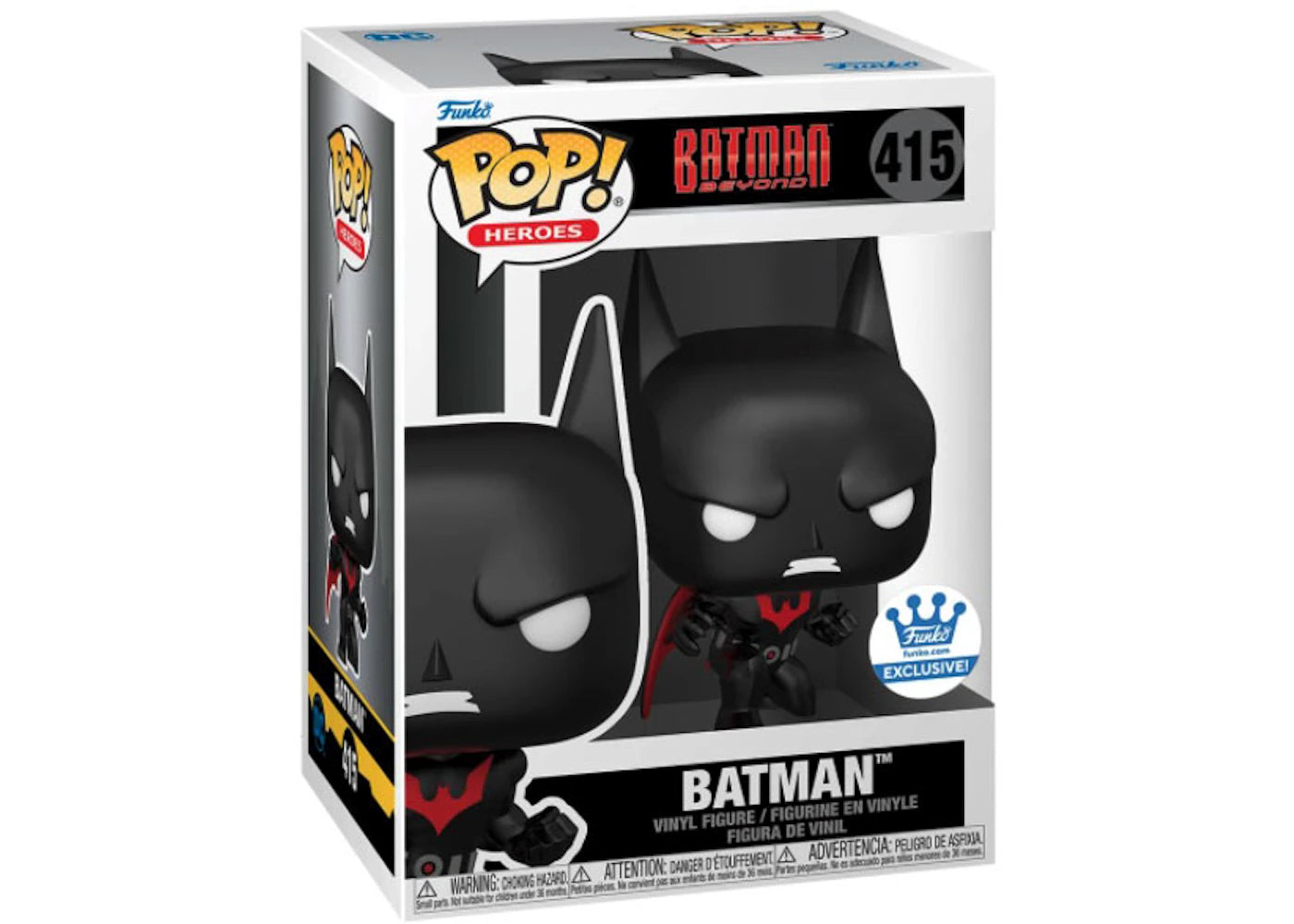 Funko Pop! Heroes Batman Beyond Batman Funko Shop Exclusive Figure #415 -1