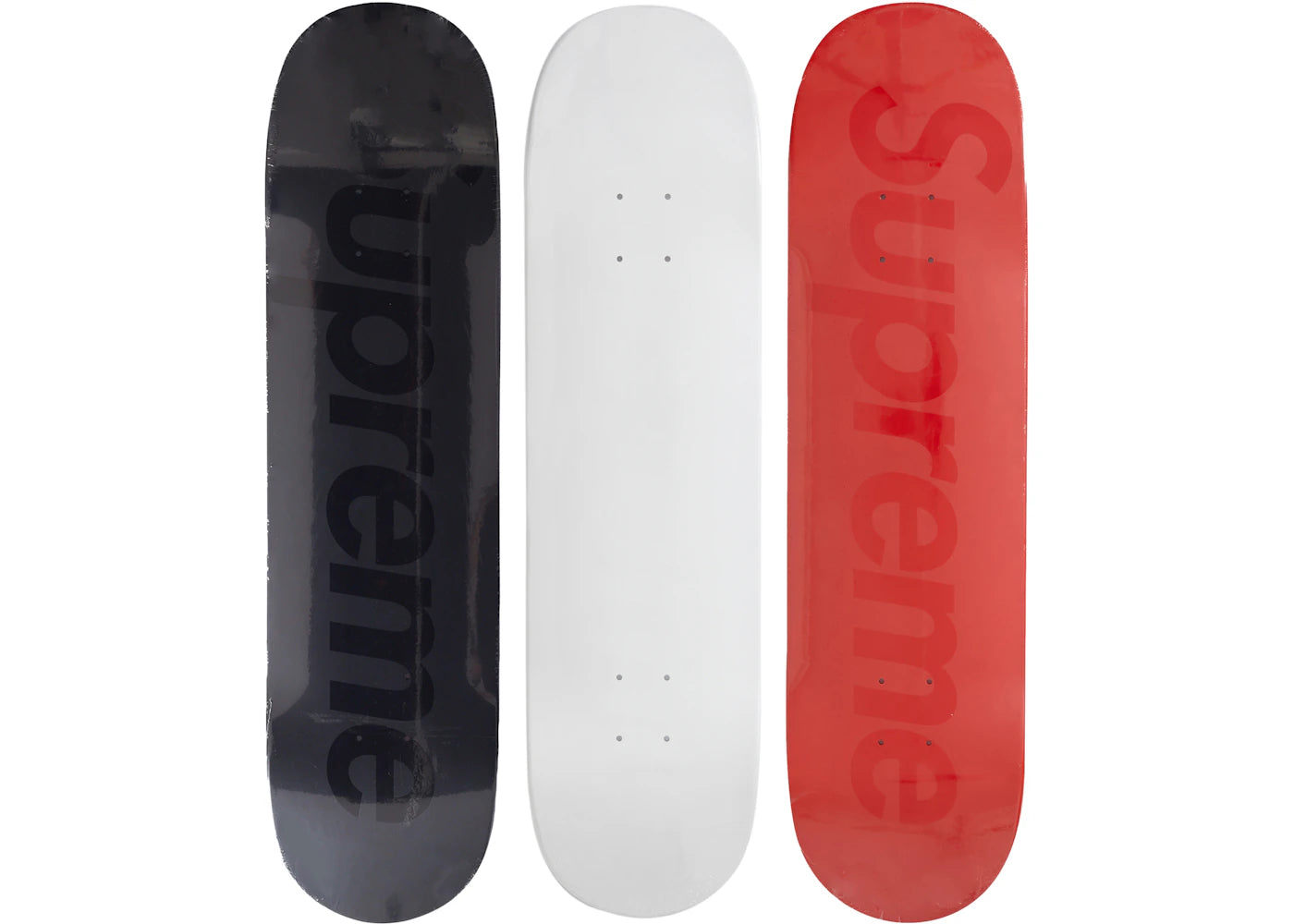 Supreme Tonal Box Logo Skateboard Deck Set Multicolor -1