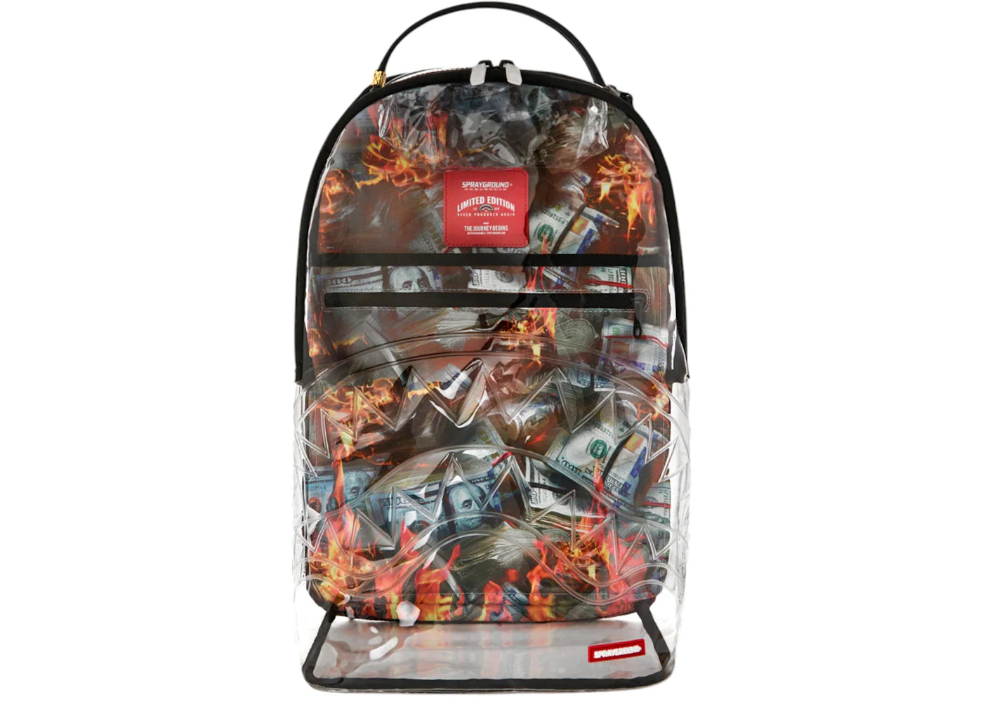 Sprayground Stay Up Clear Backpack Clear -1