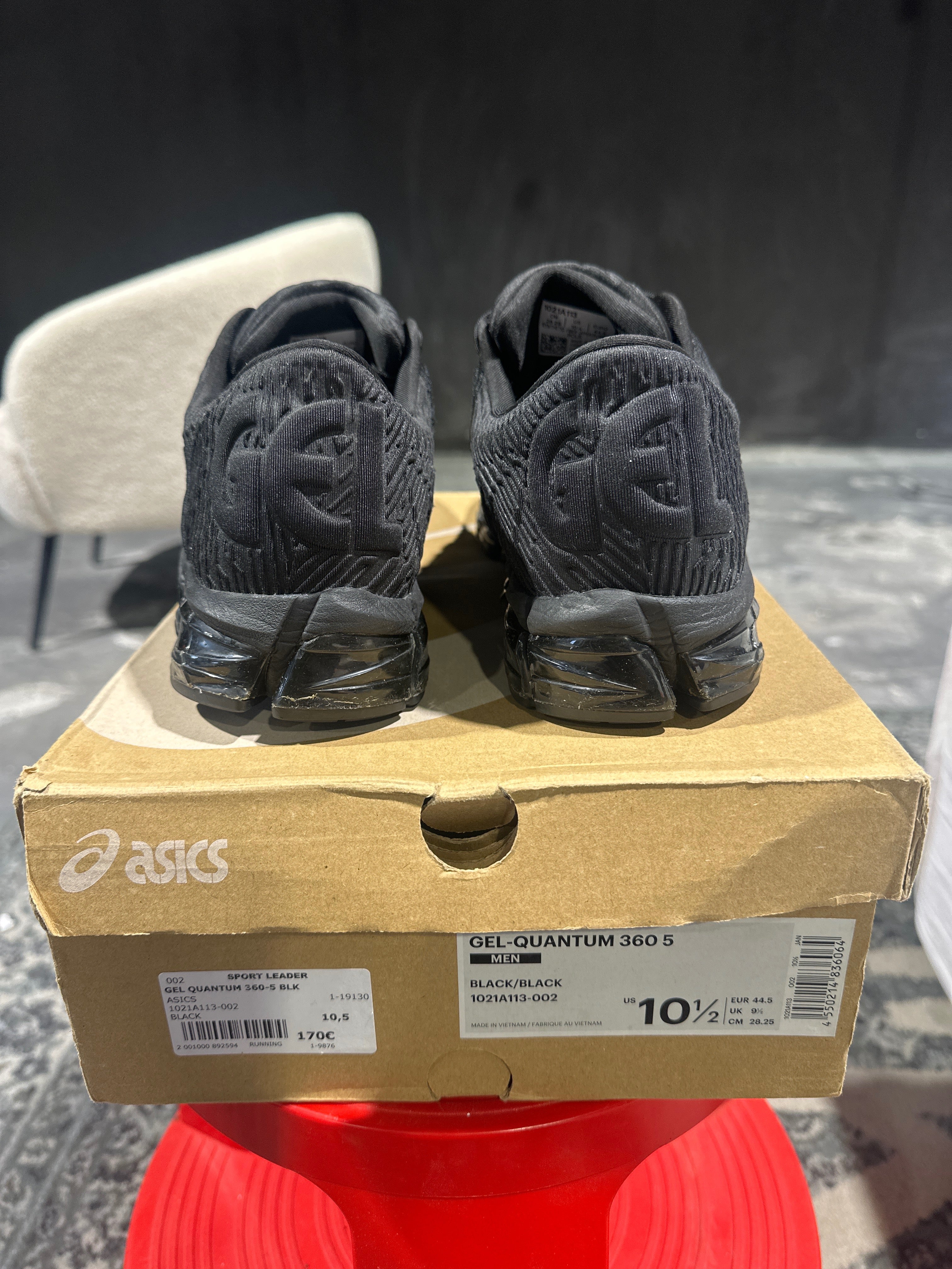 Asics Gel Quantum 360 5 'Black'-Heel