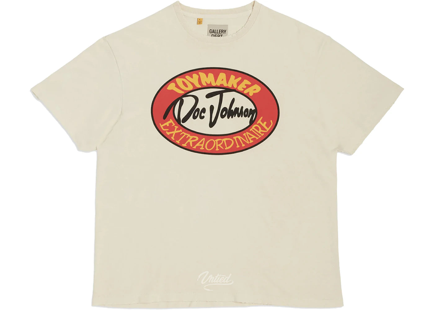 Gallery Dept. Toymaker Doc Johnson Tee Antique White/Cream -1
