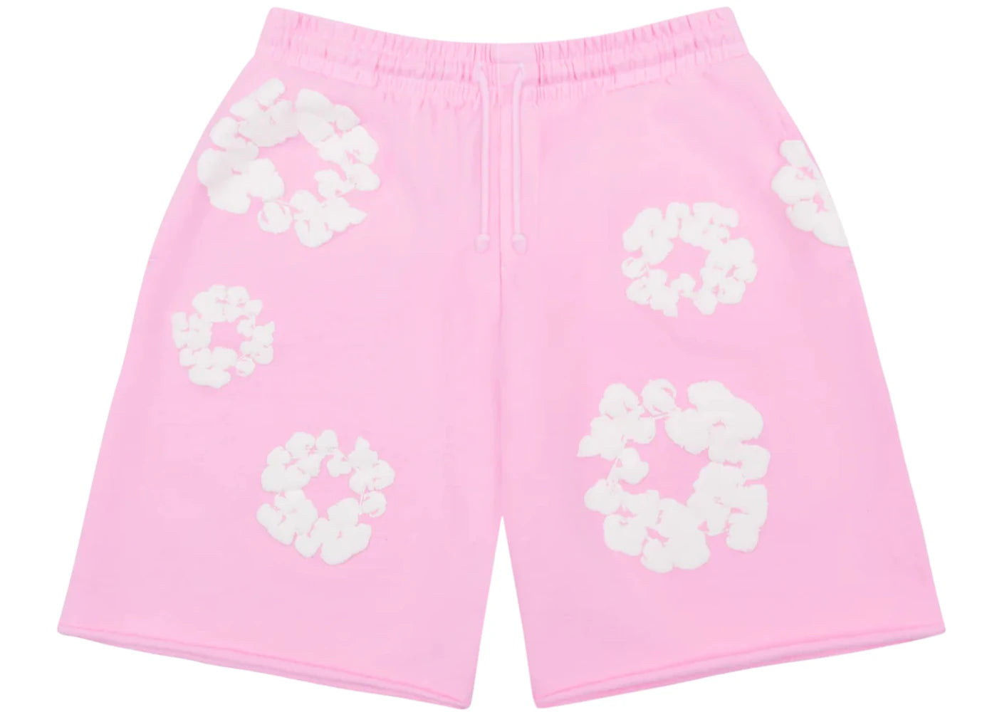Denim Tears The Cotton Wreath Sweatshorts Powder Pink -1