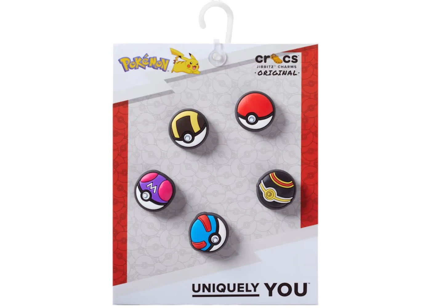 Crocs Pokemon Poke Ball 5 Pack Jibbitz -1