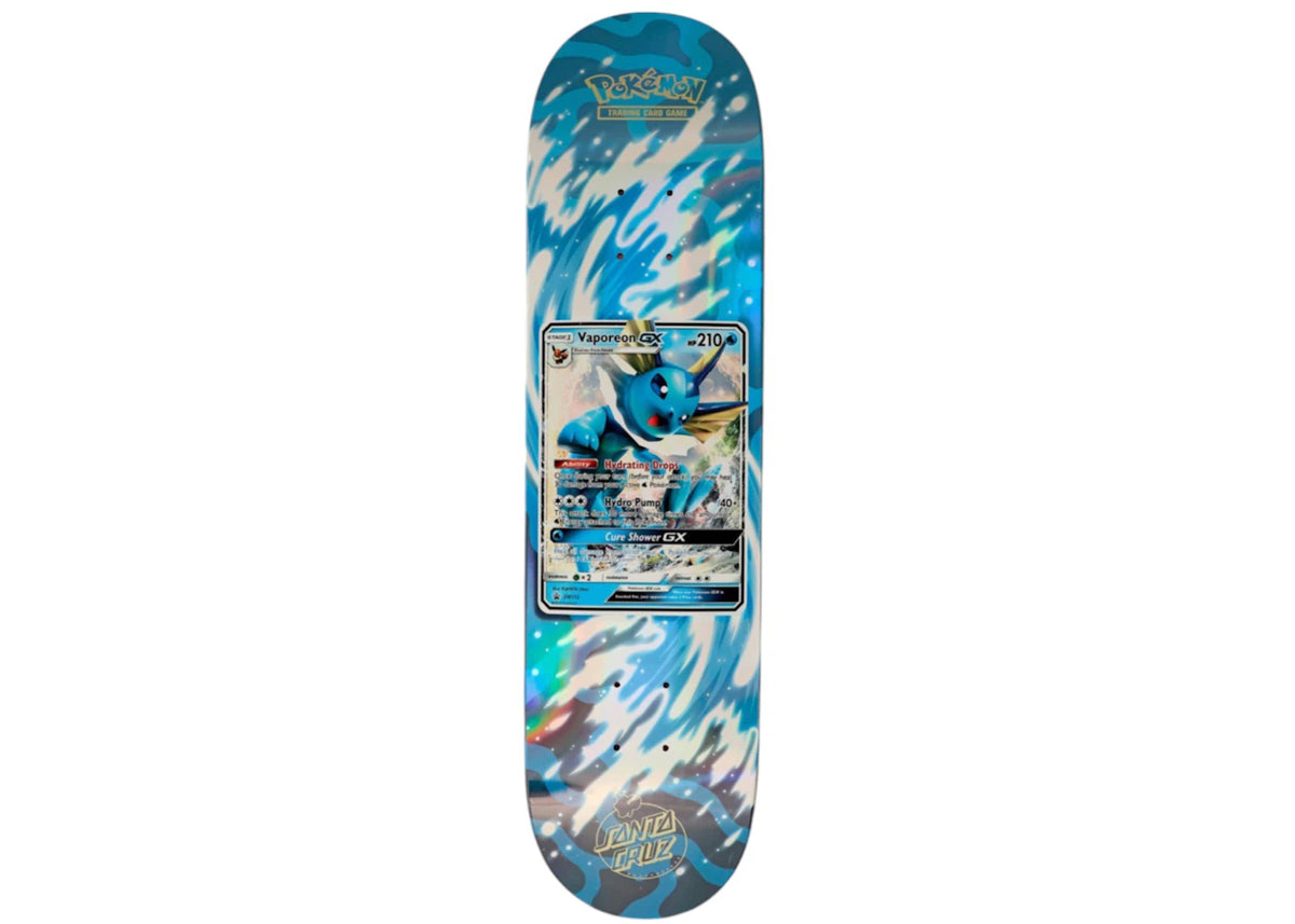 Santa Cruz Skateboards X Pokemon 2026 Skateboard Deck - Vaporean GX Edition -1