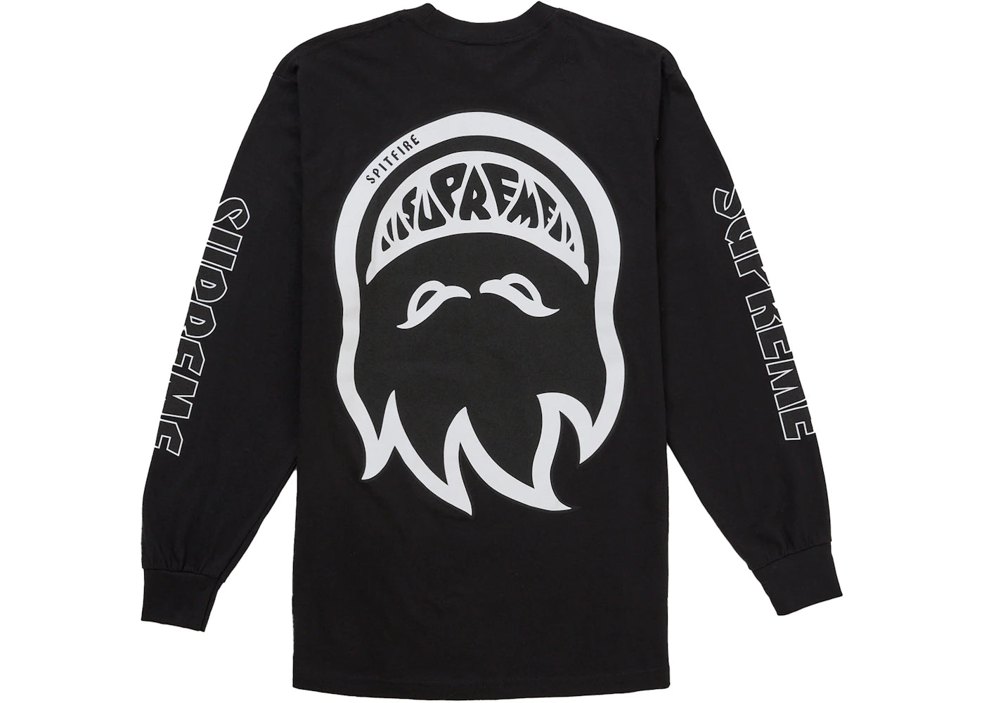 Supreme Spitfire Bighead L/S Tee Black -1