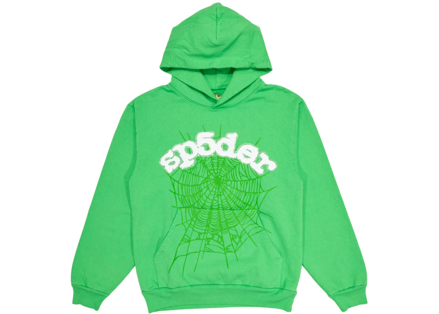 Sp5der Web Hoodie Slime Green -1