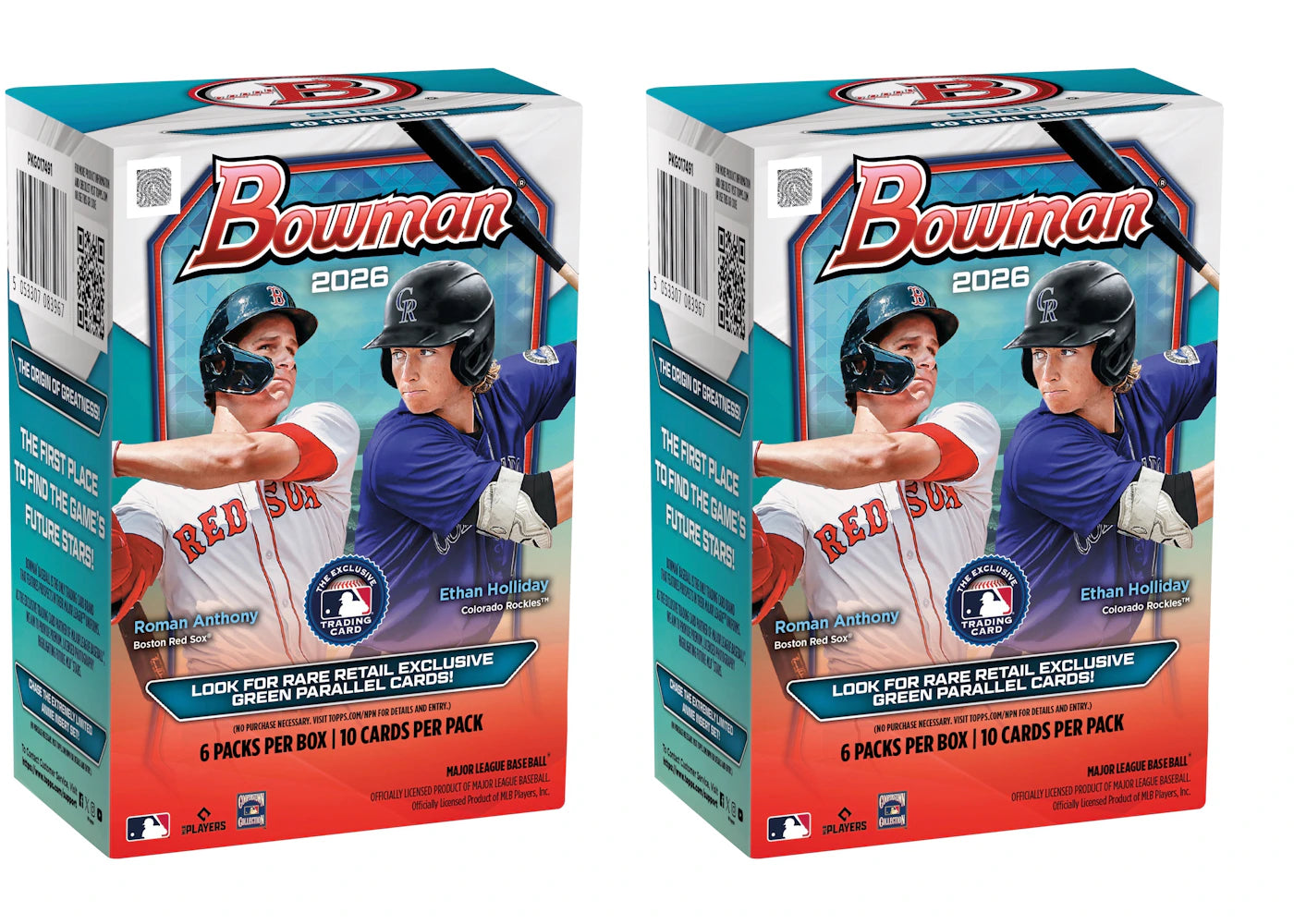 2026 Bowman Baseball Value Box 2x Lot -1