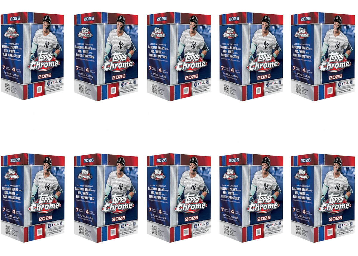 2026 Topps Chrome Baseball Value Box 10x Lot -1