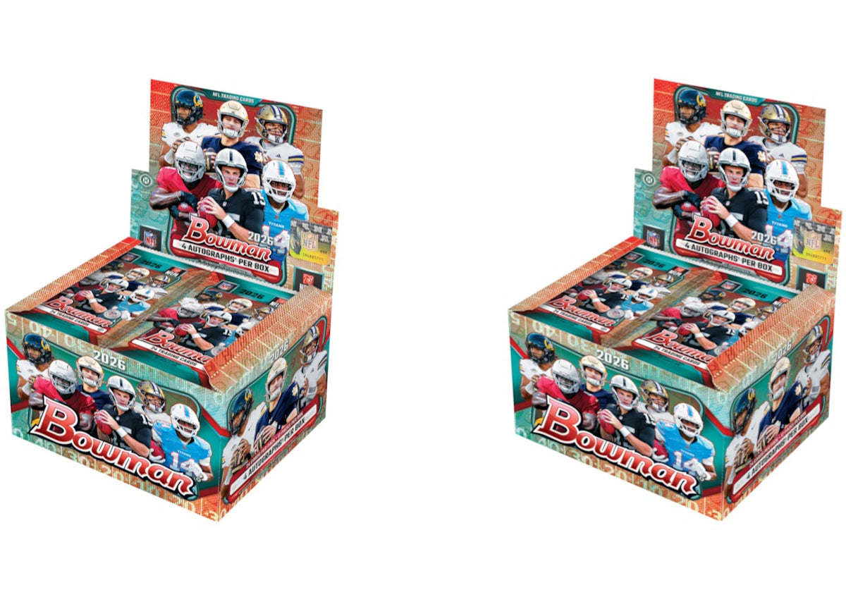 2026 Bowman Football Jumbo Box 2x Lot -1