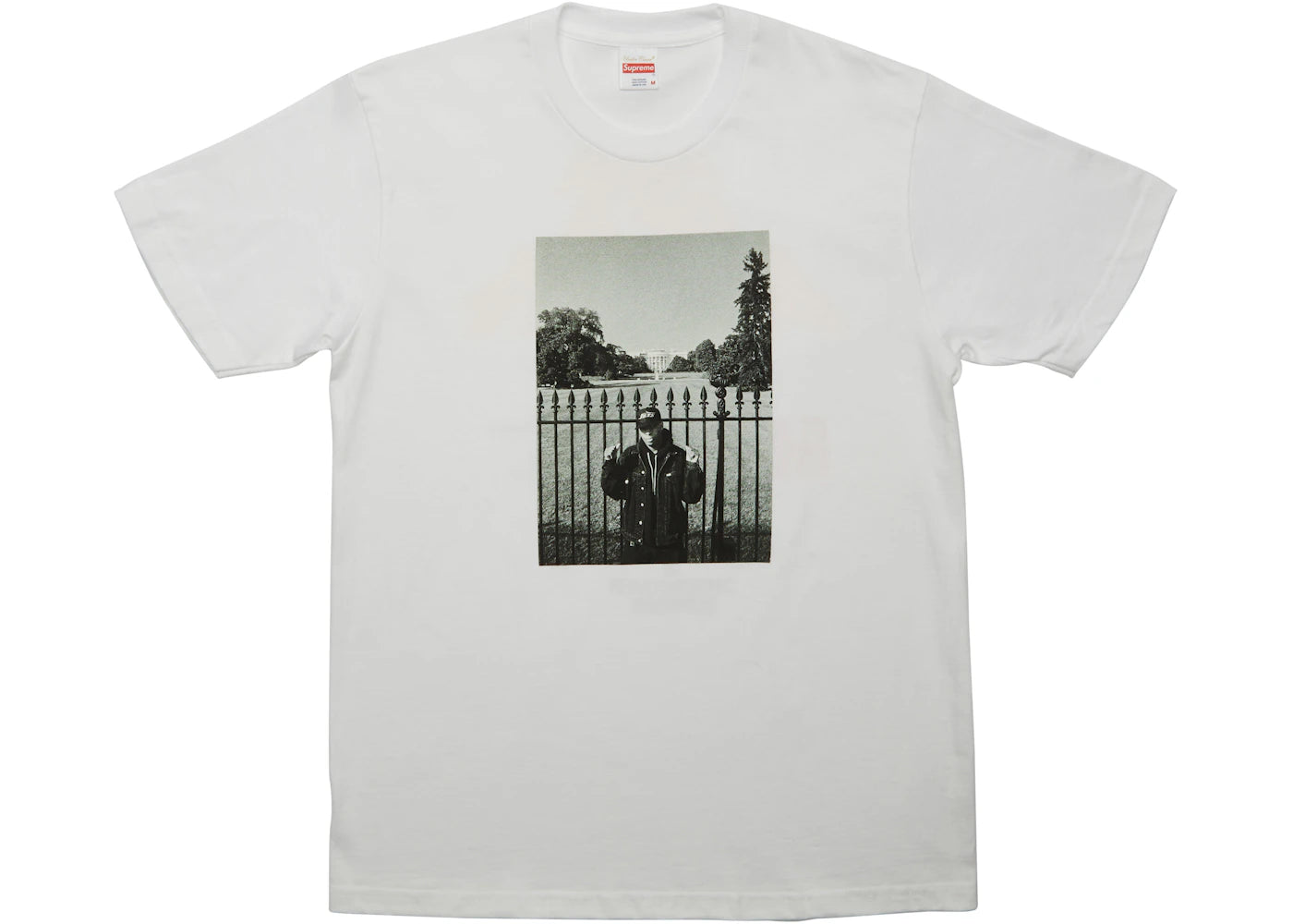 Supreme UNDERCOVER/Public Enemy White House Tee White -1