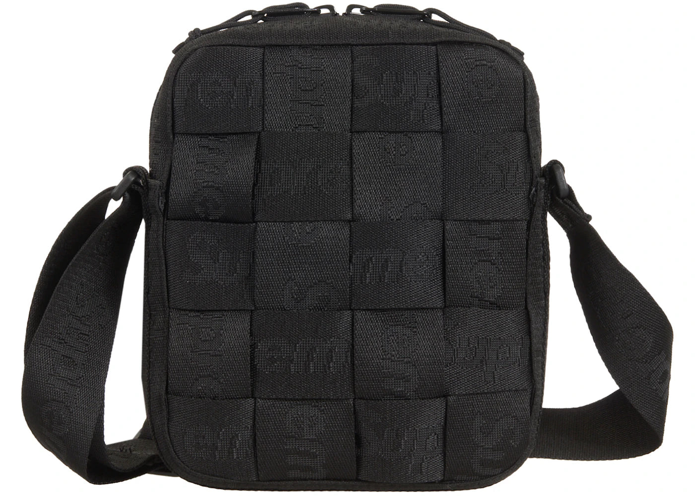 Supreme Woven Shoulder Bag SS24 Black -1