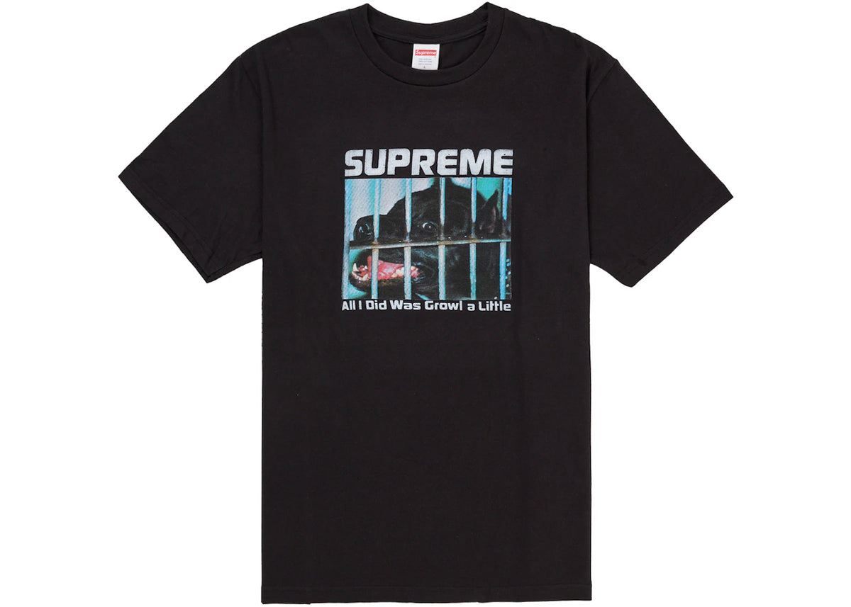 Supreme Growl Tee Black -1