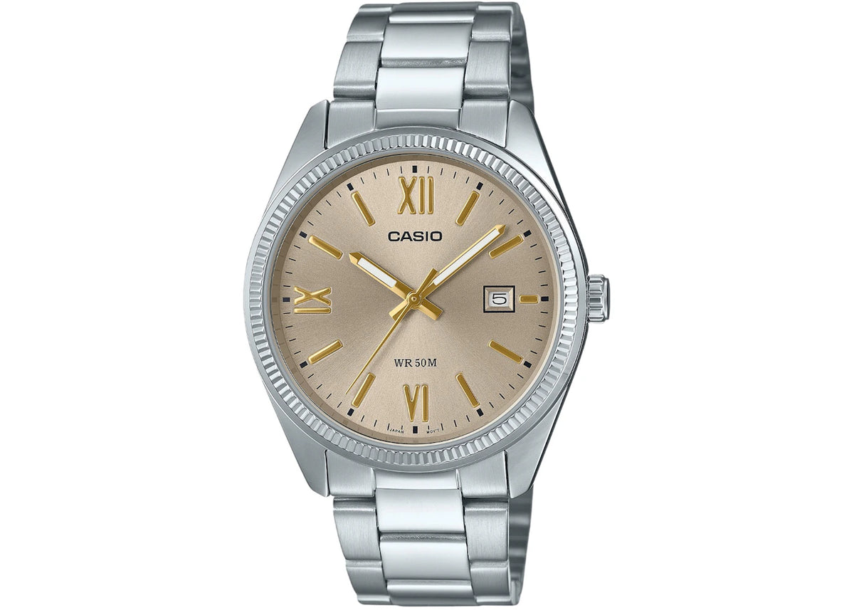 Casio Analog MTP-1302DD-9A (Champagne) -1