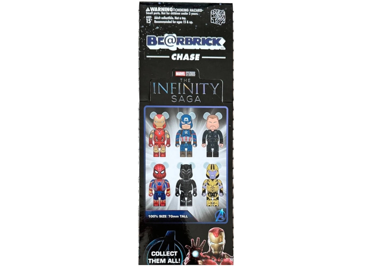 Bearbrick Chase Marvel Infinity Saga Sealed Case (12 Blind Box) -1