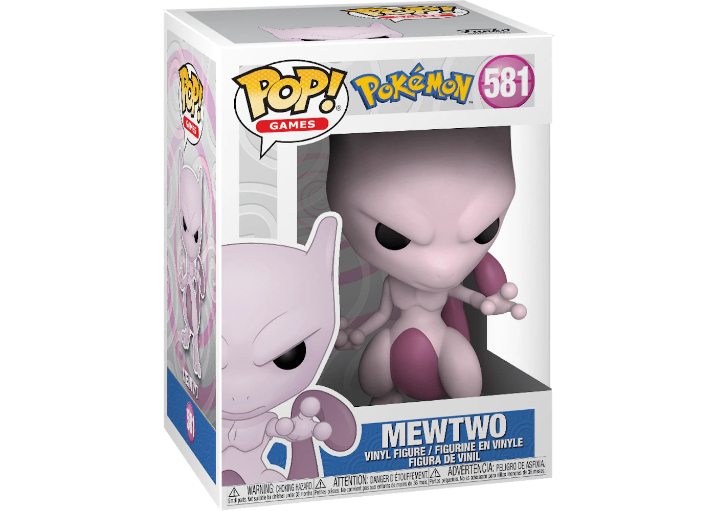 Funko Pop! Games Pokemon Mewtwo Figure #581 -1