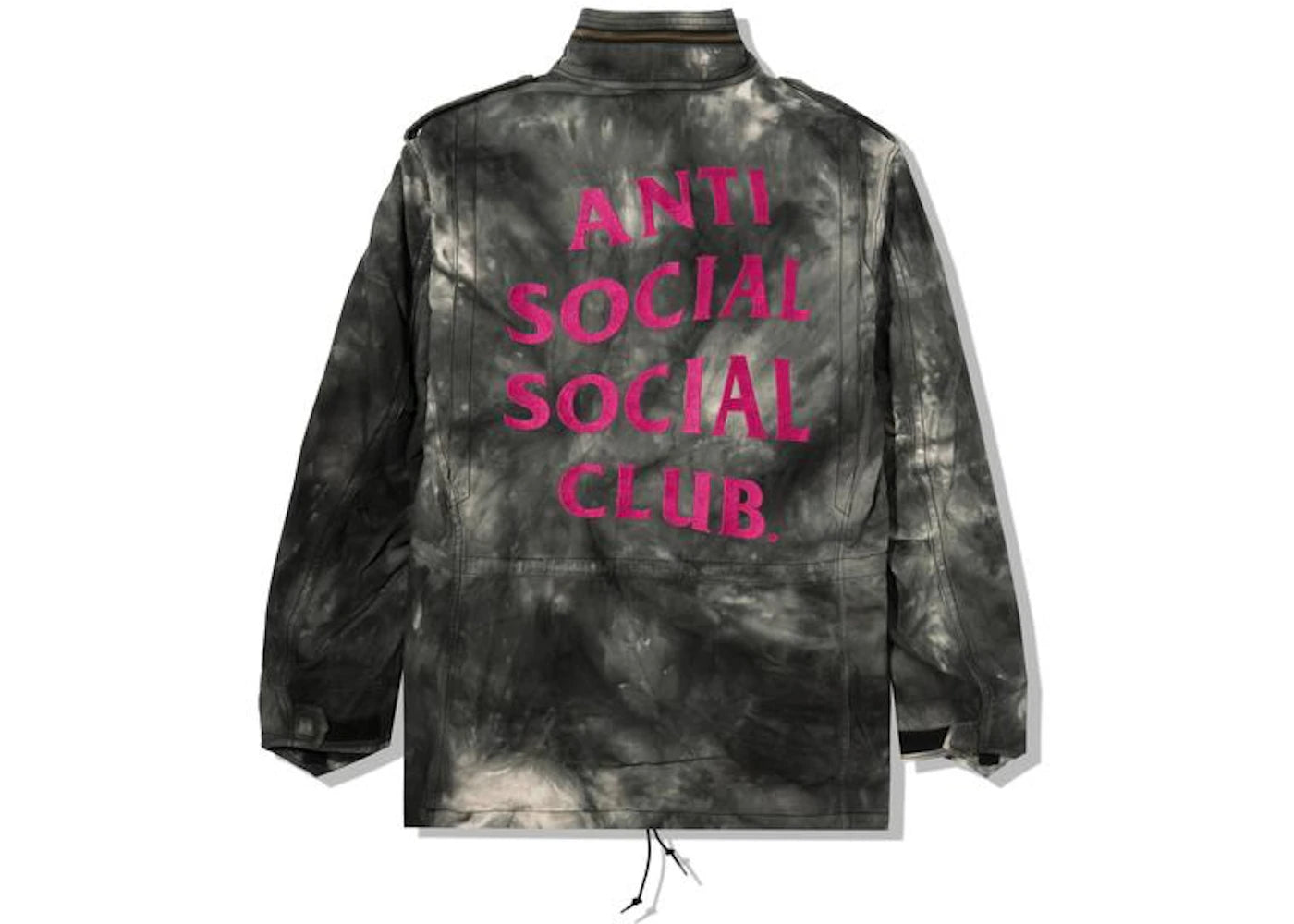 Anti Social Social Club Alpha Industries x ASSC M-65 Jacket Tie Dye Black -1