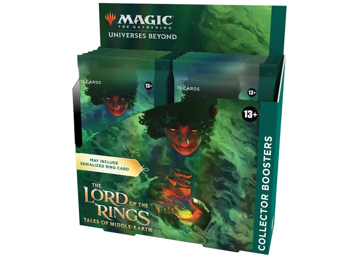 Magic: The Gathering TCG The Lord of The Rings Tales of Middle-Earth Collector Booster Box 12 Packs (180 Cards + Topper) -1