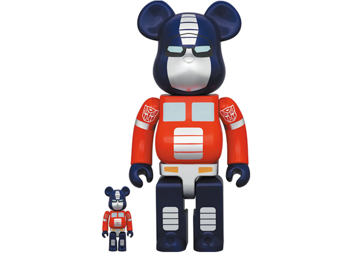 Bearbrick Transformers Optimus Prime 100% & 400% Set -1