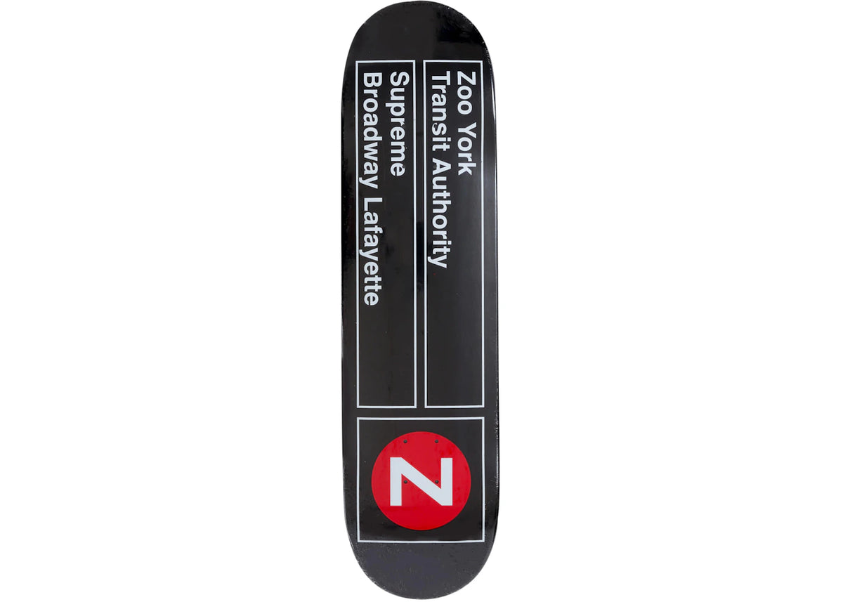 Supreme Zoo York Skateboard Deck Black