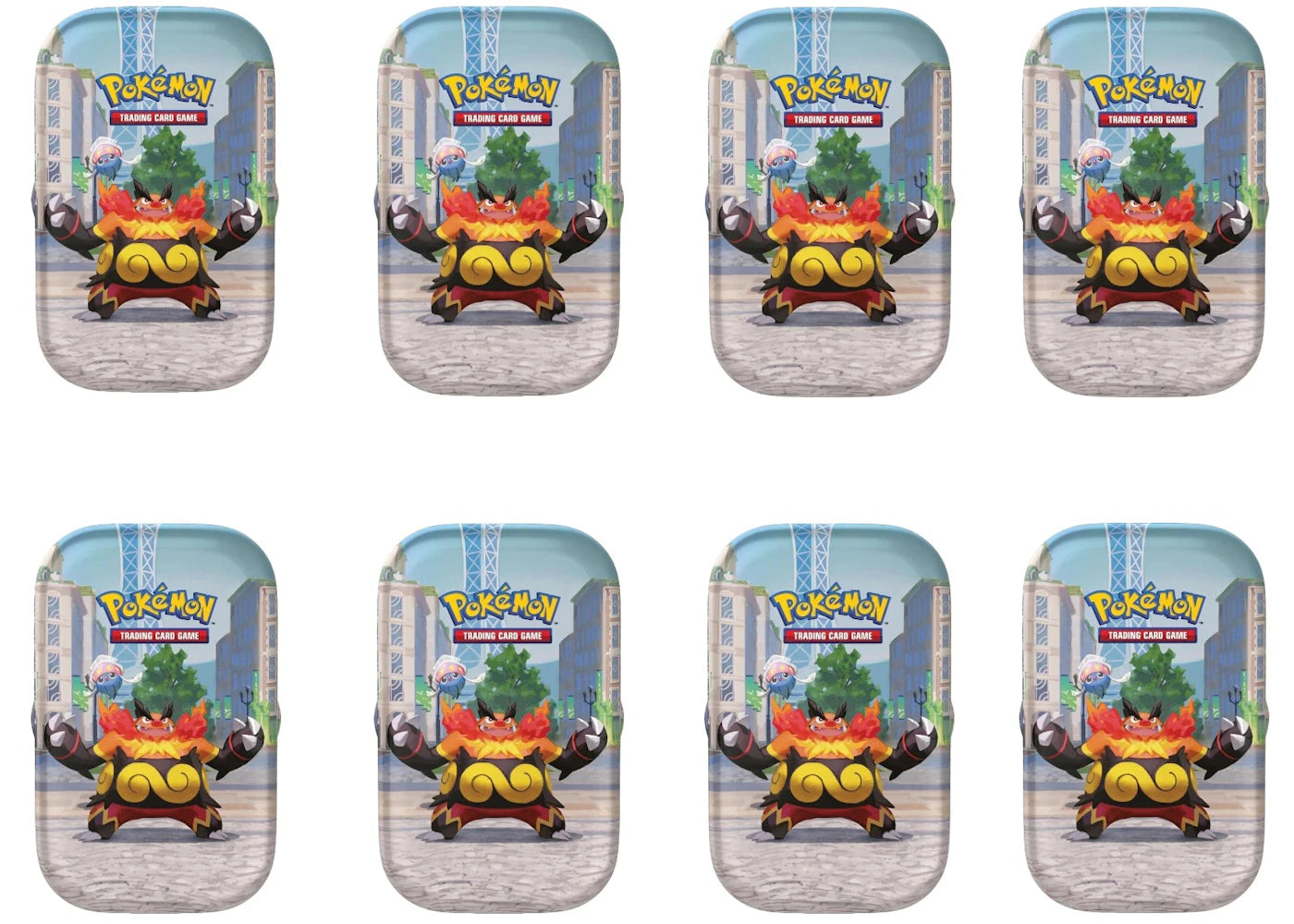 2026 Pokémon Mega Evolution Lumiose City Mini Tin (Pack Art May Vary) 8x Lot -1