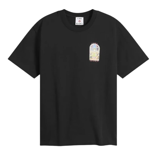 T-shirt Casablanca Landscape Black -1