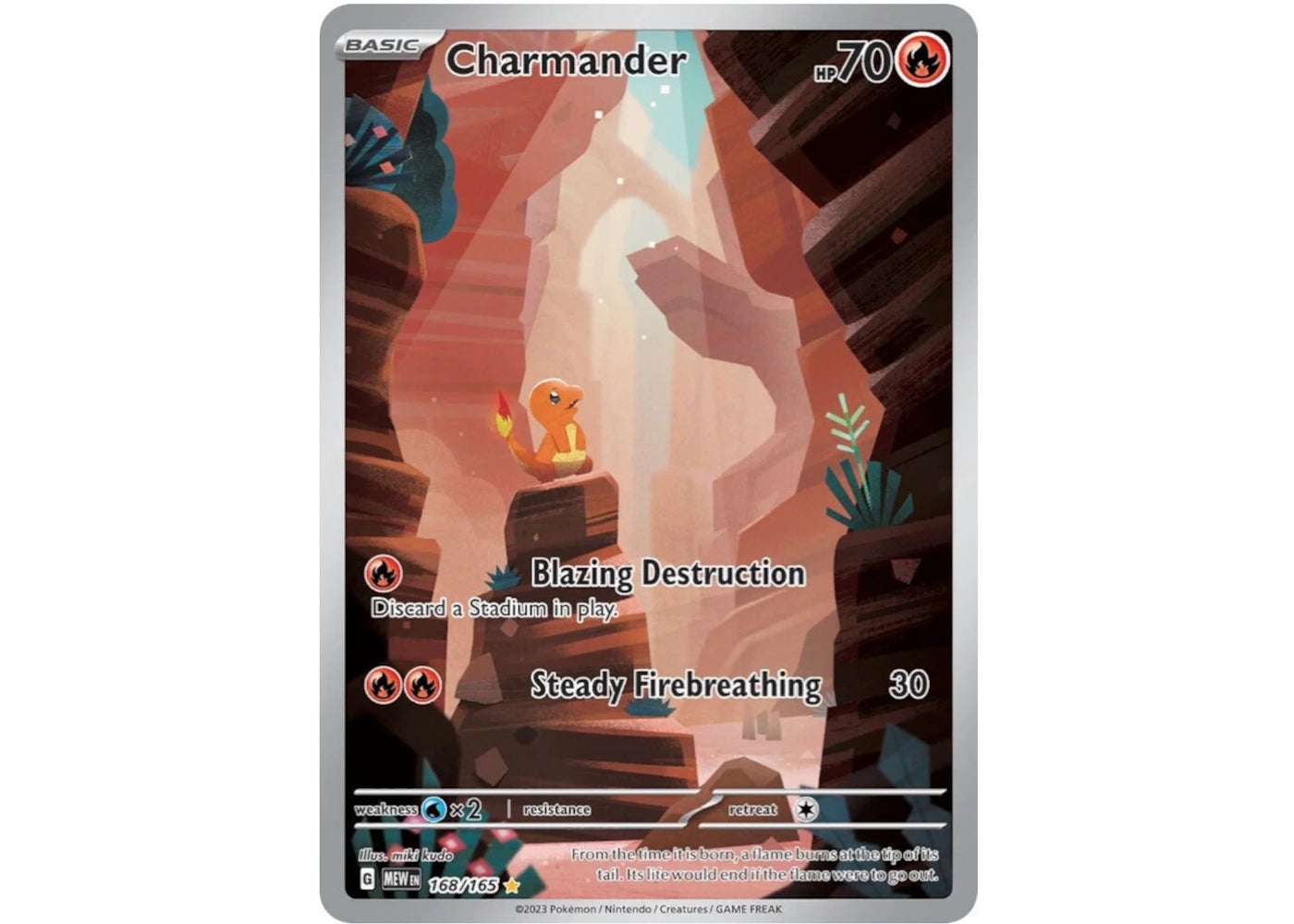 Charmander 2023 Pokémon Scarlet & Violet 151 Special Illustration Rare 151/168 Ungraded -1