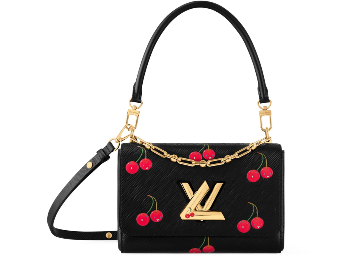 Louis Vuitton x Takashi Murakami Cherry Twist MM Black -1