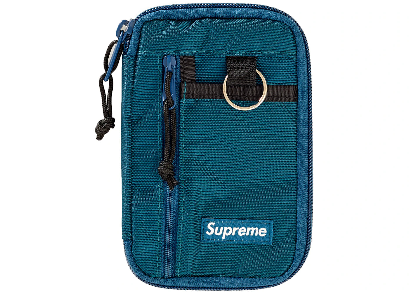 Supreme Small Zip Pouch Dark Teal -1